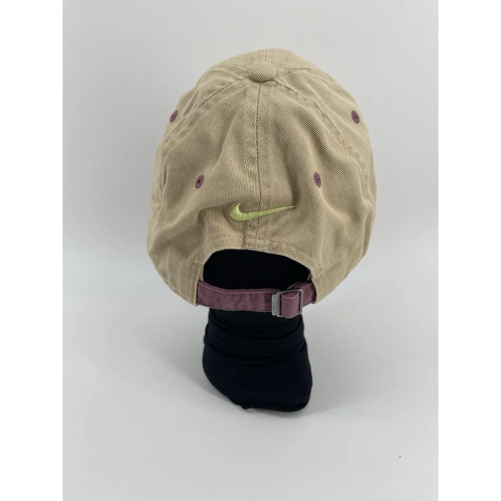 Nike Heritage 86 Cap Hat Beige‎ Purple Adjustable Unisex OSFA